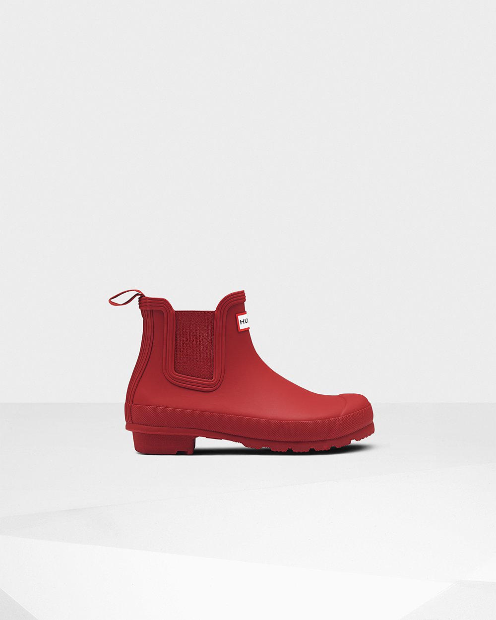 Womens Hunter Original - Chelsea Boots Red - 5438-IVFUW